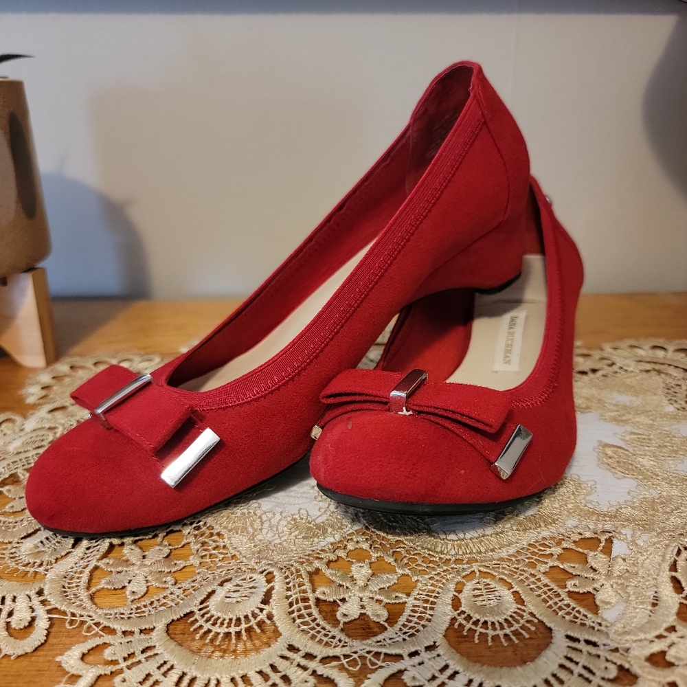 Red Ballet Flats